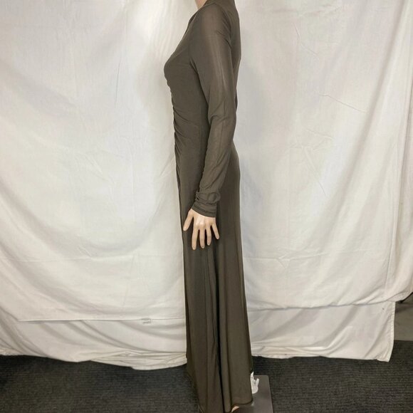 NEW SAMSOE SAMSOE Women’s Saandreas Mesh Long Sleeve Dress Turkish Coffee Size S - Picture 10 of 14